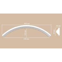 Радиус круга 1/4 Decomaster (Rнар. 640| Rвн. 600 мм) 897010-120