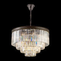 Хрустальная подвесная люстра Citilux Мартин Прозрачная CL332141