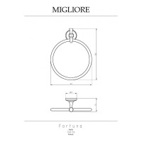 Кольцо Migliore FORTUNA бронза 27687