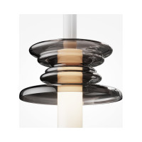 Подвесной светильник MAYTONI sound wave 1хg9x28w металл черный MOD255PL-01B1