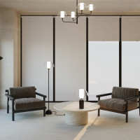 Напольный светильник (торшер) MAYTONI memory 1хe14x40w металл черный MOD177FL-01B