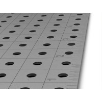 Столешница Keepler-Stan D16, 50x50, с линейкой 1000x500, 8 мм УФ-00018086