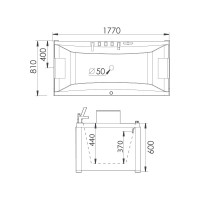 Акриловая ванна GEMY G9076 B