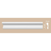 Гибкий молдинг Decomaster 85x25x2400 мм 97174F