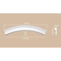 Радиус круга 1/4 Decomaster (Rнар. 685|Rвн. 600 мм) 897174-120