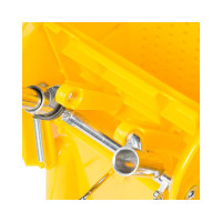 Уборочная тележка Luscan Professional мини, с отжимом, 20 л, 63x27x67 см, желтая 1650255