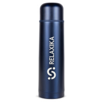 Термос Relaxika 101 1 л, темно-синий R101.1000.3