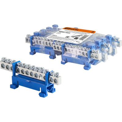 Никелированная шина n нулевая на DIN-рейку TDM SQ0801-0323