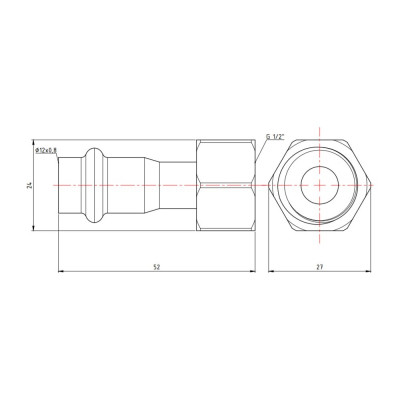 Соединитель Valtec VTp.708.0.03206