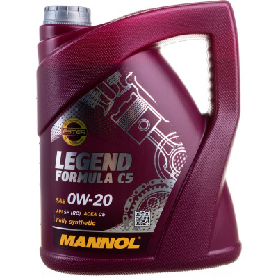 MANNOL LEGEND FORMULA C5 0W20 5 л. Синтетическое моторное масло 0W-20 79215