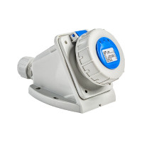Настенная розетка IDE 16А 230В 2P+E IP67 00135