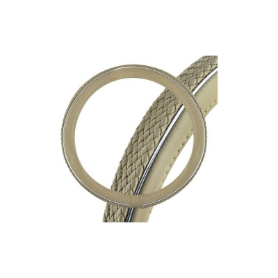 Оплетка SKYWAY Modern-1 L, бежевая, экокожа S01102255