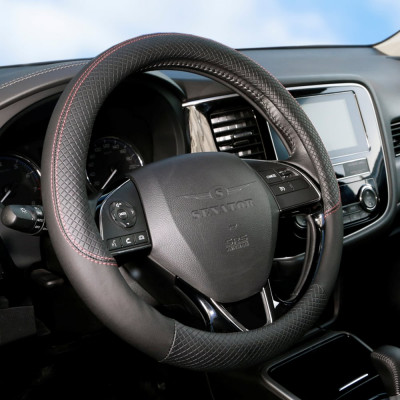 Оплетка на руль SENATOR Laredo экокожа, стеганая, M /черный/ OPLS1601