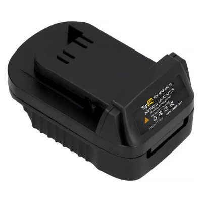 TopON Адаптер Makita 18V Battery для Milwaukee 18V Li-ion battery TOP-MAK-MIL18