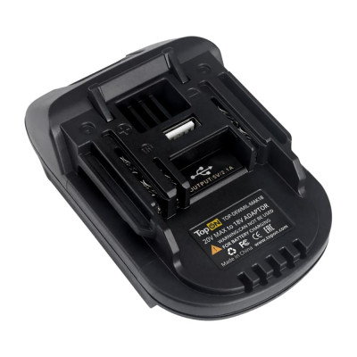 TopON Адаптер DeWALT 18V/20V или Milwaukee 18V Li-ion Battery для Makita 18V Li-ion battery TOP-DEW/MIL-MAK18