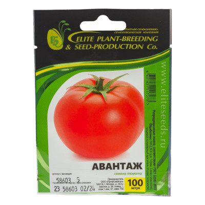 ELITE PLANT-BREEDING & SEED PRODUCTION Co. Авантаж семена томата 100 шт ЭС мини 107184945