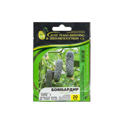 ELITE PLANT-BREEDING & SEED PRODUCTION Co. Бомбардир F1 семена огурца 20 шт ЭС мини 1071855758