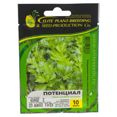 ELITE PLANT-BREEDING & SEED PRODUCTION Co. Потенциал семена сельдерея листового 10 г ЭС мини 1999947928