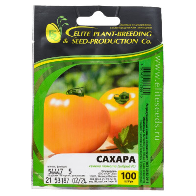 ELITE PLANT-BREEDING & SEED PRODUCTION Co. Сахара семена томата 100 шт ЭС мини 1026993628