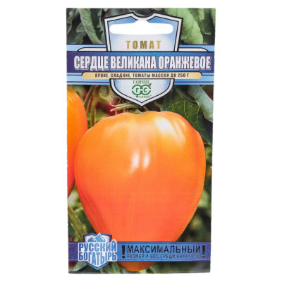 ГАВРИШ Томат Сердце великана оранжевое 0,05 г серия Русский богатырь 10716973
