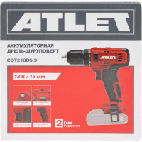 ATLET Аккумуляторная дрель-шуруповерт CDT218D5.9