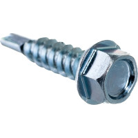 Саморез ZAMETAL 5,5х22 со сверлом и шестигранн. головкой DIN 7504K, оц., 500 шт ZA081559