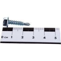 Саморез ZAMETAL 5,5х22 со сверлом и шестигранн. головкой DIN 7504K, оц., 500 шт ZA081559