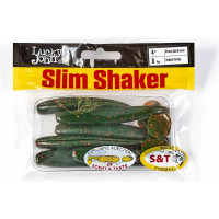 Съедобные искусственные виброхвосты LUCKY JOHN LJ Pro Series SLIM SHAKER 4in, цвет 085, 6шт. 140183-085
