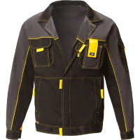 Костюм СОЮЗСПЕЦОДЕЖДА Профессионал-2 GEN черный/графит/желтый, р.60-62, рост 182-188 2000000096681