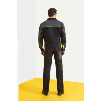 Костюм СОЮЗСПЕЦОДЕЖДА Профессионал-2 GEN черный/графит/желтый, р.60-62, рост 182-188 2000000096681