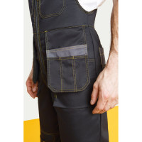 Костюм СОЮЗСПЕЦОДЕЖДА Профессионал-2 GEN черный/графит/желтый, р.60-62, рост 182-188 2000000096681