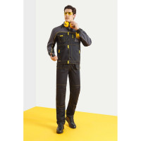 Костюм СОЮЗСПЕЦОДЕЖДА Профессионал-2 GEN черный/графит/желтый, р.44-46, рост 170-176 2000000096599