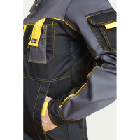 Костюм СОЮЗСПЕЦОДЕЖДА Профессионал-2 GEN черный/графит/желтый, р. 52-54 рост 182-188 2000000096643