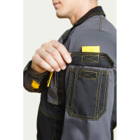 Костюм СОЮЗСПЕЦОДЕЖДА Профессионал-2 GEN черный/графит/желтый, р.44-46, рост 170-176 2000000096599