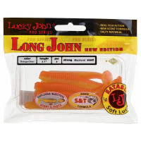Съедобные искусственные виброхвосты LUCKY JOHN LJ Pro Series LONG JOHN 3.1in, цвет T26, 8шт. 140118-T26