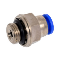 Фитинг 4 мм с наружной металлической резьбой G1/8" CDC Pneumatics PC 04G01