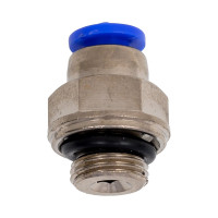Фитинг 4 мм с наружной металлической резьбой G1/8" CDC Pneumatics PC 04G01
