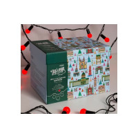 Гирлянда-нить Luazon DCR, IP44, шарики d 1.5 см, 20 м, Н.Т. LED-200, 8 режимов, красный 705954