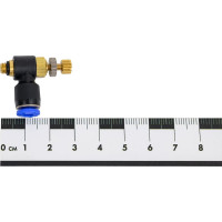 Дроссель с обратным клапаном 4 мм M5 CDC Pneumatics NSC 04M5N