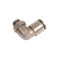 Фитинг L-образный 8 мм с наружной металлической резьбой G1/8" CDC Pneumatics BPL 08G01