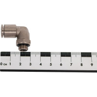 Фитинг L-образный 8 мм с наружной металлической резьбой G1/8" CDC Pneumatics BPL 08G01
