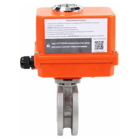 Шаровой кран DN.ru КШмФП.316.200 Ду20 Ру16 электропривод QT-003 MINI 220В D160-01703