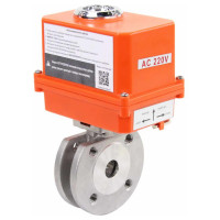 Шаровой кран DN.ru КШмФП.316.200 Ду20 Ру16 электропривод QT-003 MINI 220В D160-01703