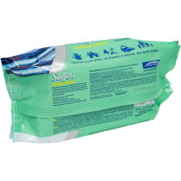 Влажные салфетки SALFETI antibac №120 антибактериальные, с клапаном 30646