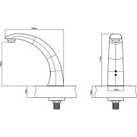 Автоматический смеситель Kopfgescheit KR5151CV-DC