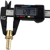 Штуцер пневмо 1/4" НР - 8 мм, 5 шт HG 1645139