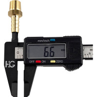 Штуцер пневмо 1/4" НР - 8 мм, 5 шт HG 1645139