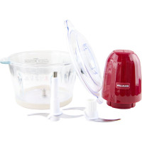 Измельчитель Willmark WMC-7088 500 Вт стеклянная чаша, 2 л, двойные лезвия, резиновое основание 2001446