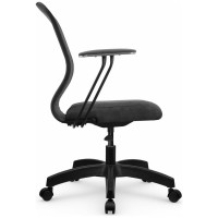 Кресло МЕТТА SU-Mr-4 Vivaldi подлокотник 079, основание 005, темно-серый z313546353