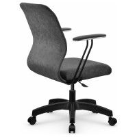 Кресло МЕТТА SU-Mr-4 Vivaldi подлокотник 079, основание 005, темно-серый z313546353